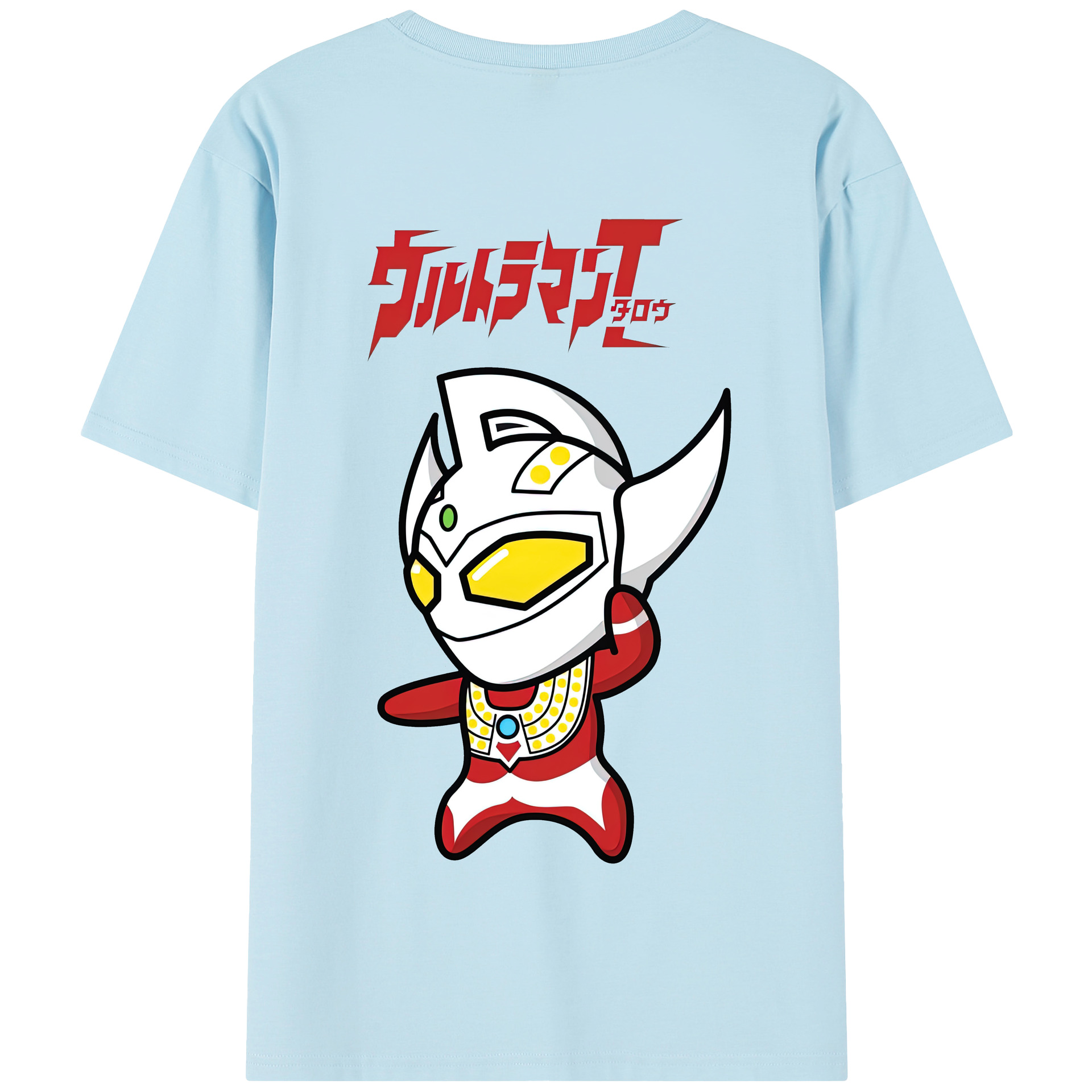 （画像用） ウルトラマン Ultraman 綿100％半袖Tシャツ（背面プリント）